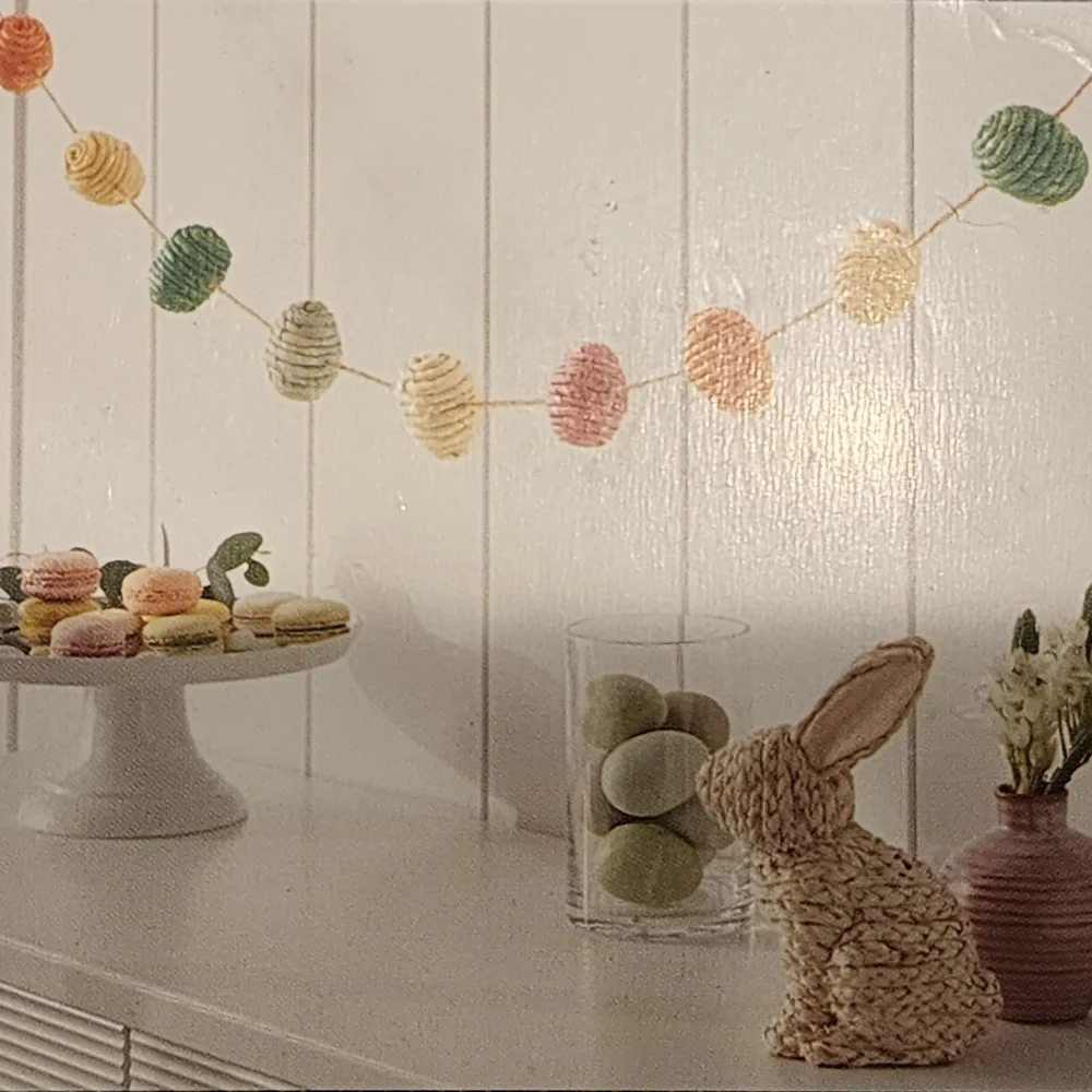 Threshold Easter Garland pink/blue/Orange